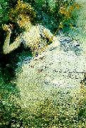 Carl Larsson herdinna oil painting on canvas